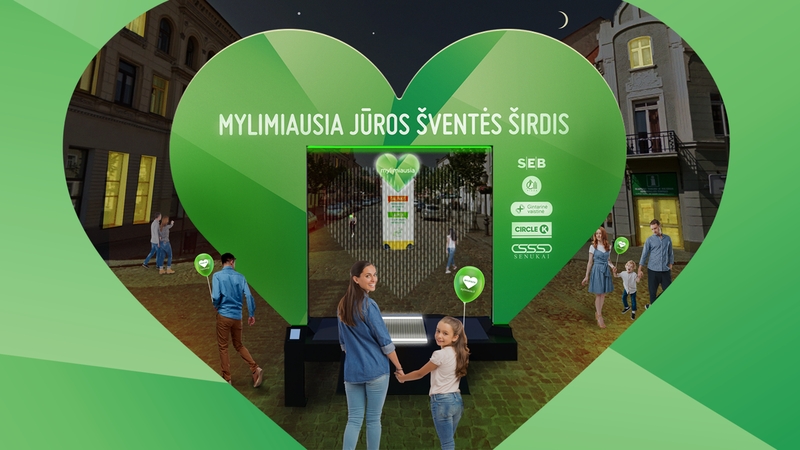 Jūros šventėje – „Mylimiausia“ gatvė su išmaniuoju fontanu