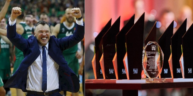 „Žalgiris“ ir Š. Jasikevičius pretenduoja į išskirtinius apdovanojimus