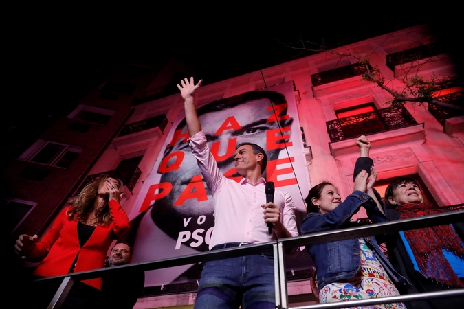 Ispanijos parlamento rinkimus laimėjo valdantieji socialistai 