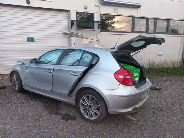 Neblaivų indą taip išgąsdino vienos Kauno sankryžos konstrukcija, kad jo BMW net atsitrenkė į sieną