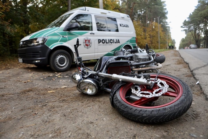 Marijampolės savivaldybėje nukentėjo motociklininkas, Vilkaviškyje – dviratininkas