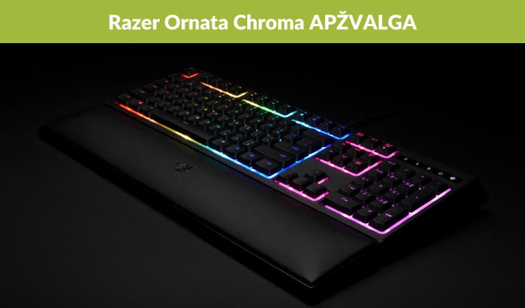 Mechaninė klaviatūra „Razer“ – ne tik žaidimams
