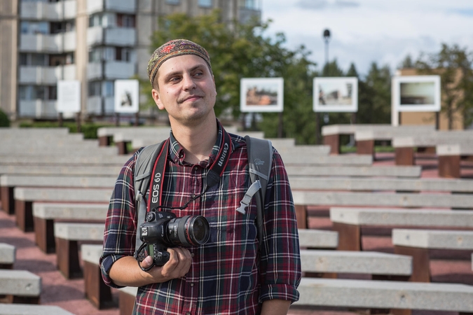 Fotožurnalistas A. Morozovas: karas gali būti labai meniškas