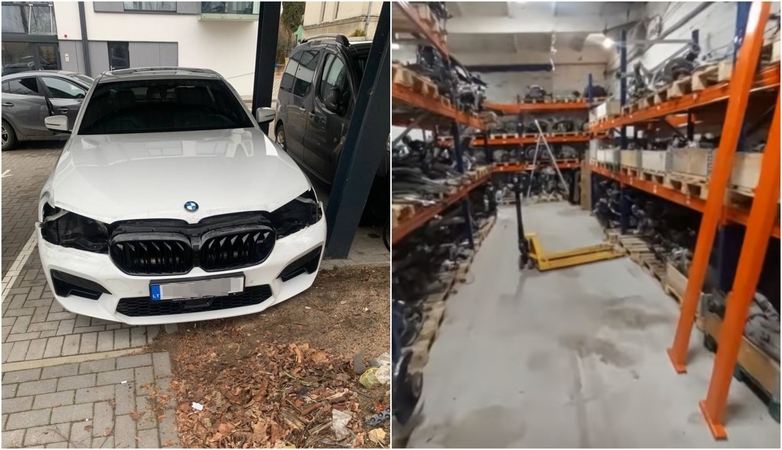 Kriminalistų smūgis automobilių dalių vagims: sulaikyti keturi įtariamieji