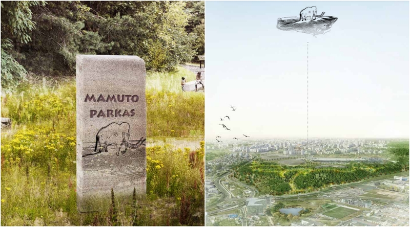 „Mamuto parką“ Šeškinės draustinyje Vilniuje tikimasi sukurti iki 2029-ųjų