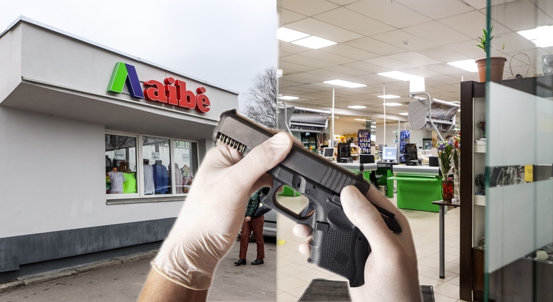 Ginkluotas išpuolis „Aibėje“: kasą apiplėšęs 20-metis išleido pinigus narkotikams?