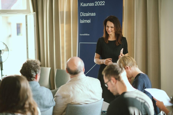 Stovyklos idėjos autorė – "Kaunas 2022" programos "Dizainas laimei"  kuratorė Jūratė Tutlytė