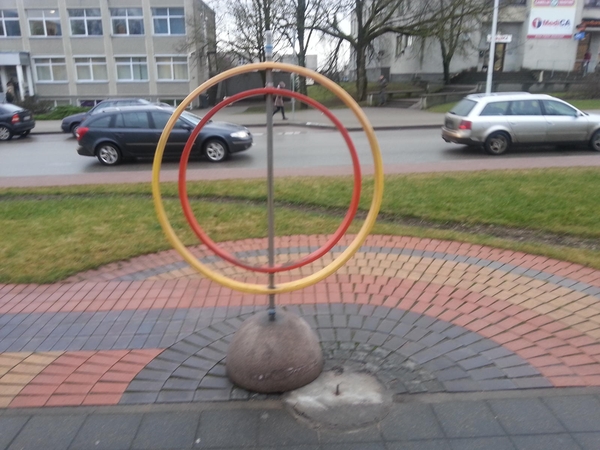Skulptūros Gargždų centre niokotojus išdavė kameros