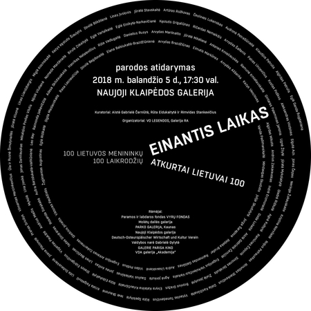 Ketvirtadienį atidaroma paroda „Einantis laikas“