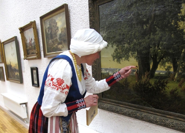 Parodos „Nuostabioji žemė...“ vernisaže.