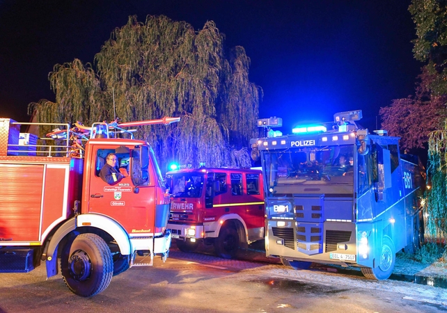 Netoli Berlyno užsiliepsnojus miškui evakuoti aplinkinių kaimų gyventojai