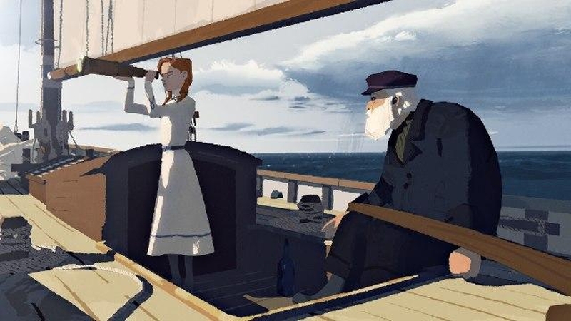 Kadras iš animacinio filmo „Age of Sail“ (VR programa).