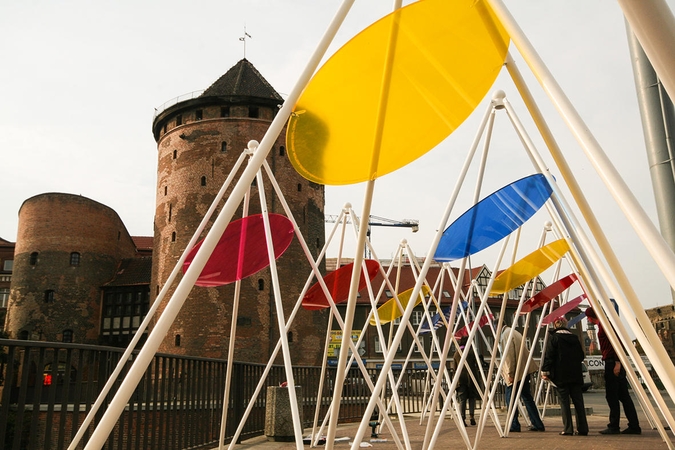 Klaipėdiečio sukurta viešojo meno instaliacija pristatoma Gdanske