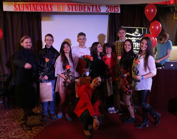 Universiteto bendruomenė išrinko šauniausią studentą