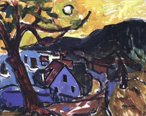 E.Molenhaueris. Nidos vaizdas. 1949. Rytprūsių krašto muziejus.