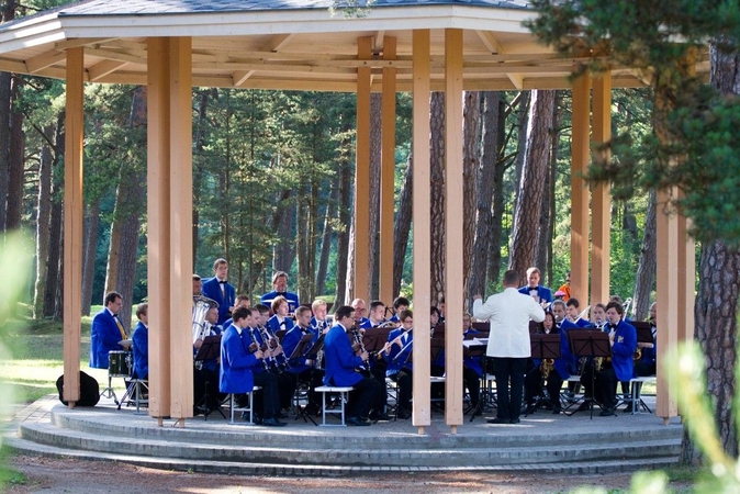 Palangos Birutės parką vėl nuspalvins pučiamųjų muzikos garsai