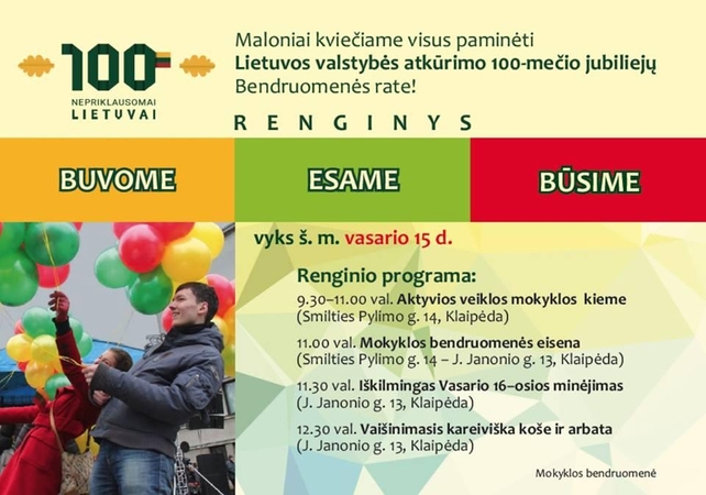 Šimtmečio renginys – „Buvome, esame, būsime”