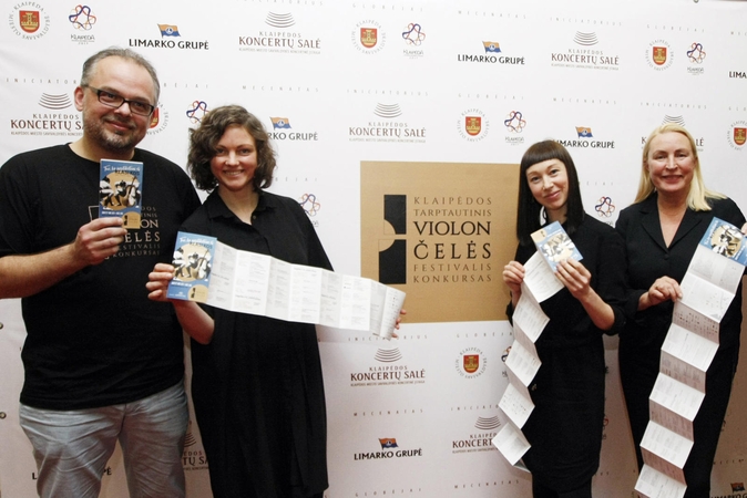 M.Bačkus, A.Šeiko, G.Radvilavičiūtė ir D.Žičkuvienė džiaugėsi sujungę kūrybines iniciatyvas ir pajėgas dėl naujo festivalio Klaipėdoje.