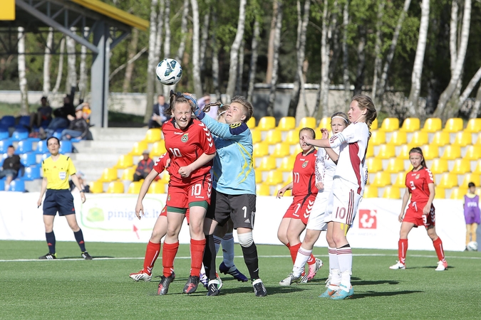 Jaunosioms Lietuvos futbolininkėms pergalių iškovoti nepavyksta