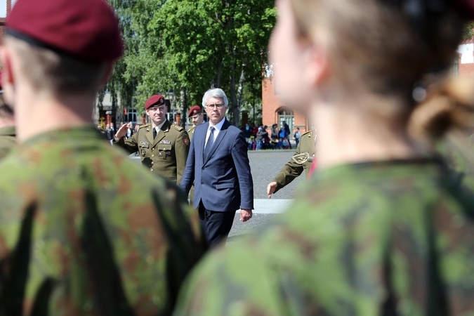 Ceremonija: Krašto apsaugos savanorių pajėgų Žemaičių apygardos 3-ioji rinktinė šventė 25 metų įkūrimo jubiliejų.