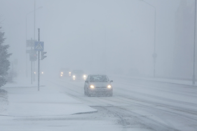 Lietuvoje naktį prognozuojama pūga, ugniagesiai įspėja pasirūpinti savo saugumu