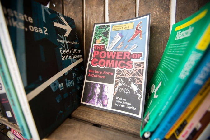 Komiksų skaitykla jau turi nuolatinius namus