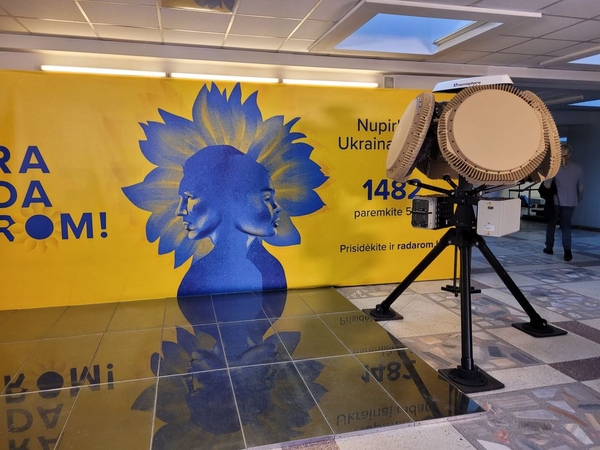 Vilniuje galima apžiūrėti pirmąjį Ukrainai skirtą radarą