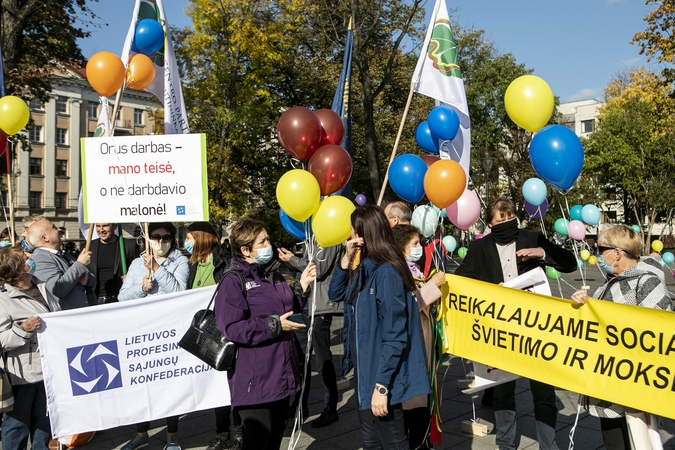Profsąjungas neramina augantis palaikymas liberalams