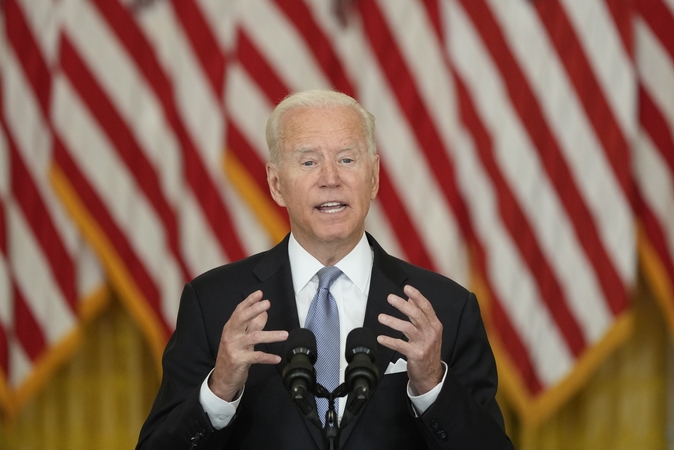 J. Bidenas: JAV karo liūnas Afganistane būtų parankus Rusijai ir Kinijai
