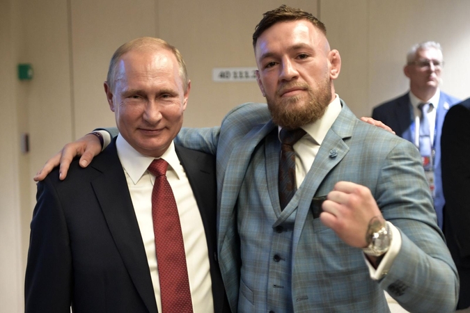 Vladimiras Putinas ir Conoras McGregoras