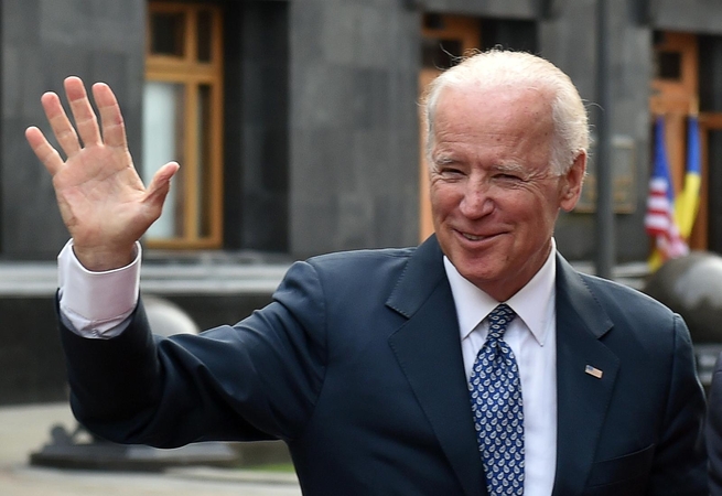 JAV viceprezidentas atvyko į Ukrainą išreikšti jai palaikymo