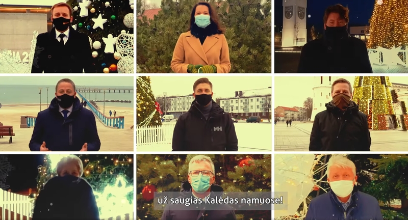 Lietuvos merai ragina sutikti šventes namuose