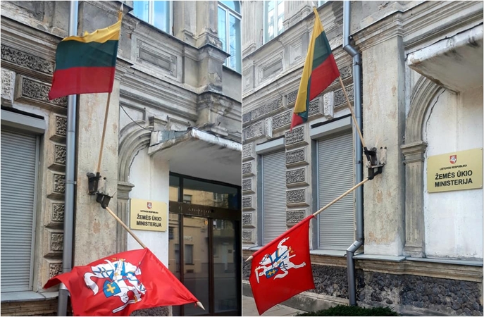 Vėliava neatlaikė permainų vėjų Žemės ūkio ministerijoje 