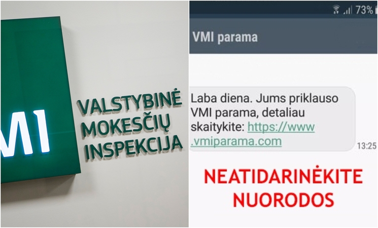 Sukčiai, prisidengę VMI vardu, siunčia SMS ir skatina investuoti