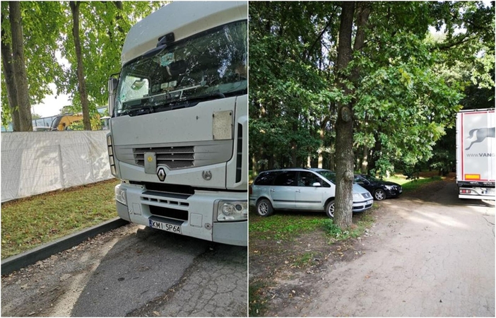 Akis bado vairuotojų įžūlumas: Ąžuolyno parke šiurkščiai pažeidžiamos taisyklės