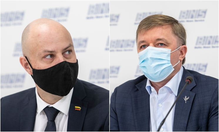 Aurelijus Veryga ir Ramūnas Karbauskis