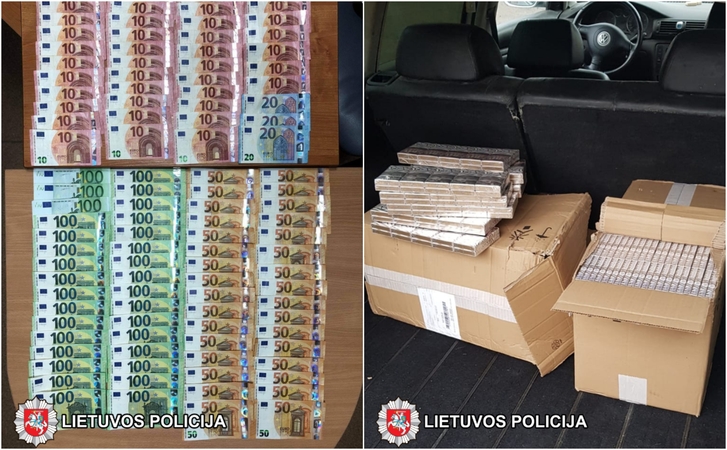 Sulaikytas marijampolietis, automobiliu gabenęs kontrabandines cigaretes
