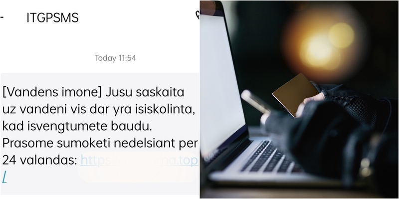 Elektroniniai sukčiai vis įžūlėja: siekdami išvilioti duomenis, praneša apie melagingą įsiskolinimą