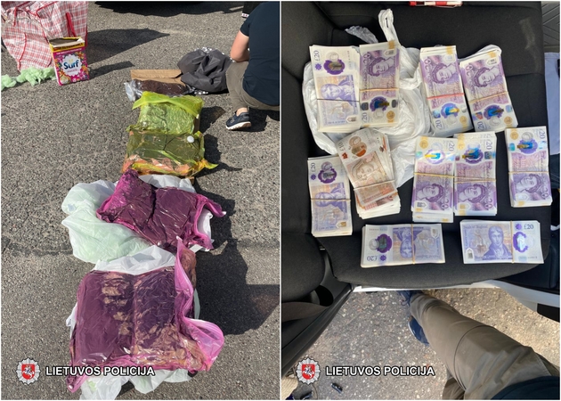 Sulaikyti iš Anglijos į Lietuvą atgabenti 14 kilogramų kanapių ir 42 tūkst. svarų sterlingų
