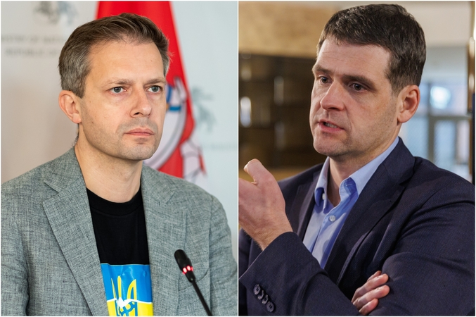 Iš kairės: Andrius Tapinas ir Remigijus Žemaitaitis