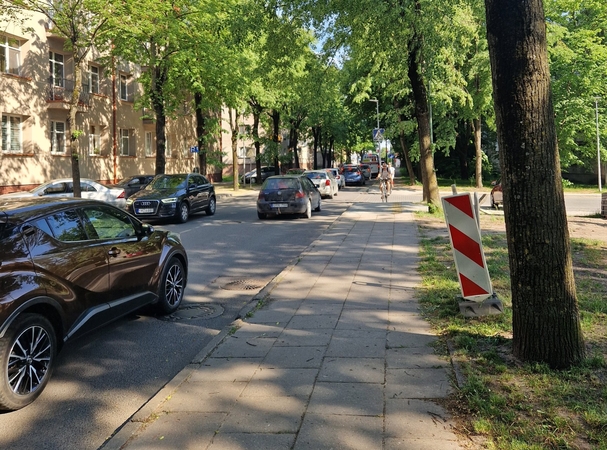 Sportininkų gatvėje Klaipėdoje bus klojami šaligatviai