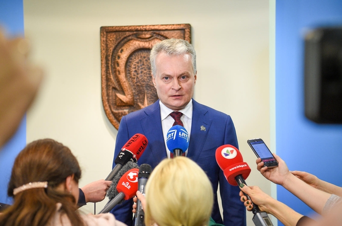 G. Nausėda susitiko su uteniškiais: kritikavo valdančiuosius