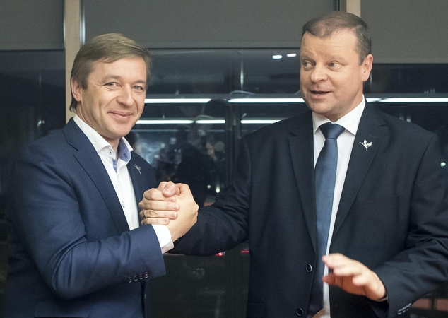 S. Skvernelis ir R. Karbauskis pristatė metų darbus