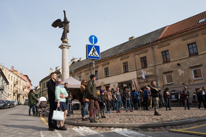 Užupyje atidengta Konstitucijų lenta kazachų kalba