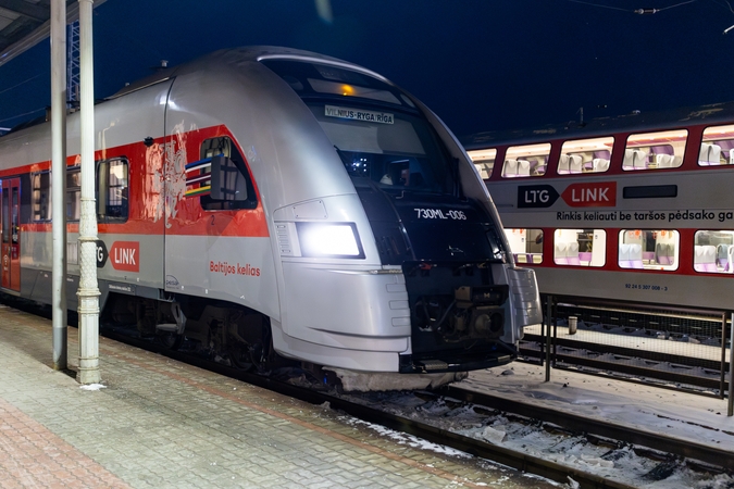 Pradėti traukinių maršrutai iš Vilniaus į Taliną su persėdimais