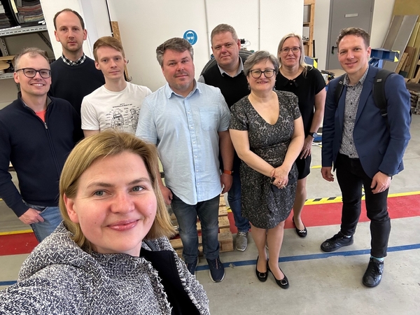 EIMIN viceministrė N. Morozaitė-Rasmussen Klaipėdos mokslo ir technologijų parke.
