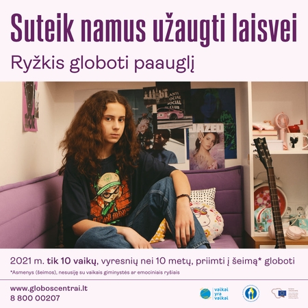 Pasidalinkite namų šiluma: paauglio globa – galimybė šeimai augti