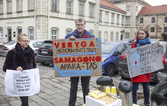 Sergantieji cukriniu diabetu prie Sveikatos apsaugos ministerijos reikalavo valstybės paramos