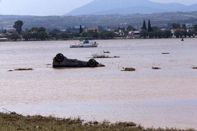 Graikijos saloje per potvynius žuvo septyni žmonės