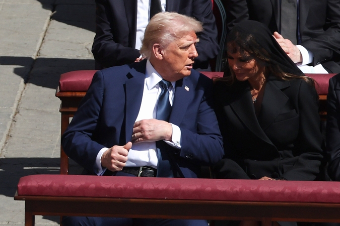 Donaldas Trumpas su žmona